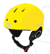 Шлем "Destroyer" горнолыжный DSRH-555 желтый